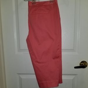 Coral Capri Pants